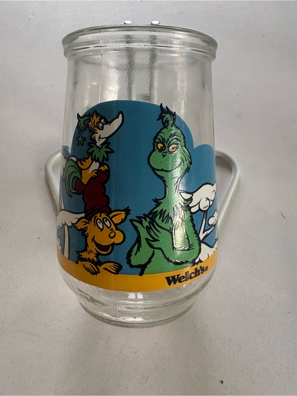 Grinch Character Decorative Glass - Green & Blue